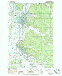 CENTRALIA, WA HISTORICAL MAP GEOPDF 7.5X