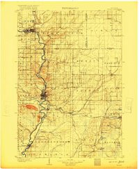 WAUSAU, WI HISTORICAL MAP GEOPDF 30X30 G