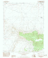 TOH ATIN MESA WEST, AZ-UT HISTORICAL MAP