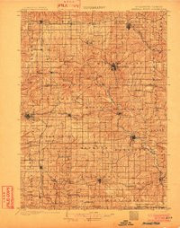 MINERAL POINT, WI-IL HISTORICAL MAP GEOP