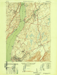 WAPPINGERS FALLS, NY HISTORICAL MAP GEOP