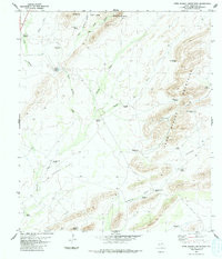 PENA BLANCA MOUNTAINS, TX HISTORICAL MAP