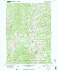 BAKER PEAK, ID HISTORICAL MAP GEOPDF 7.5