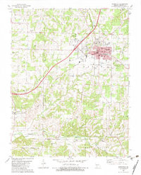 MARSHFIELD, MO HISTORICAL MAP GEOPDF 7.5