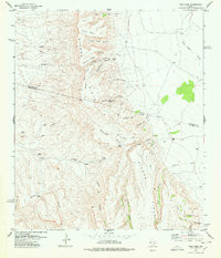 VIEJA PASS, TX HISTORICAL MAP GEOPDF 7.5