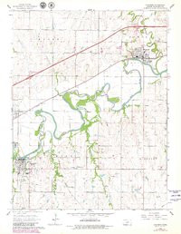 CHAPMAN, KS HISTORICAL MAP GEOPDF 7.5X7.