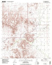 BATES WELL, AZ HISTORICAL MAP GEOPDF 7.5