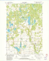 LOWER VERMILLION LAKE, WI HISTORICAL MAP