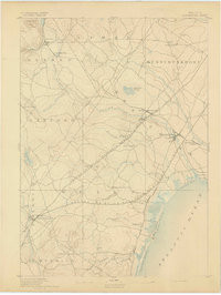 KENNEBUNK, ME HISTORICAL MAP GEOPDF 15X1