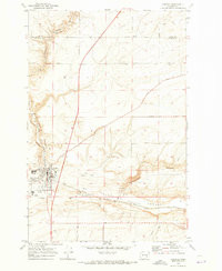 CONNELL, WA HISTORICAL MAP GEOPDF 7.5X7.