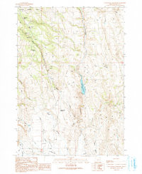 COTTONWOOD RESERVOIR, OR HISTORICAL MAP