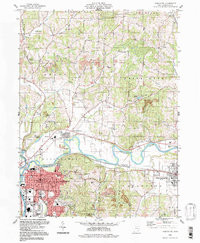 COSHOCTON, OH HISTORICAL MAP GEOPDF 7.5X
