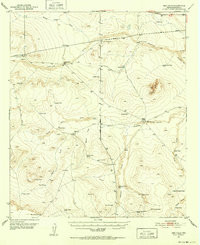 RED HILLS, TX HISTORICAL MAP GEOPDF 15X1
