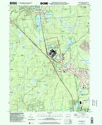 TOBYHANNA, PA HISTORICAL MAP GEOPDF 7.5X
