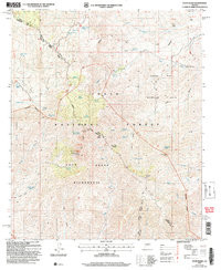 FOUR PEAKS, AZ HISTORICAL MAP GEOPDF 7.5