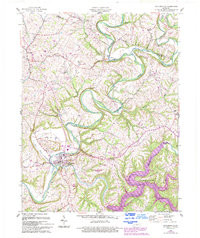 TAYLORSVILLE, KY HISTORICAL MAP GEOPDF 7