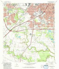 TERRELL WELLS, TX HISTORICAL MAP GEOPDF
