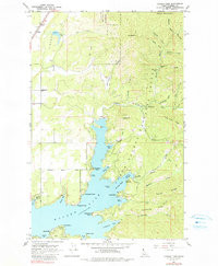 HAYDEN LAKE, ID HISTORICAL MAP GEOPDF 7.