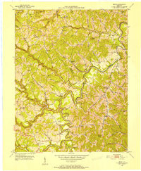 BRUIN, KY HISTORICAL MAP GEOPDF 7.5X7.5