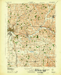 GAMBIER, OH HISTORICAL MAP GEOPDF 15X15