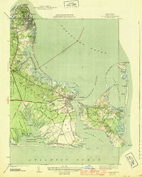 EDGARTOWN, MA HISTORICAL MAP GEOPDF 7.5X