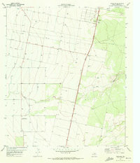 WORSHAM, TX HISTORICAL MAP GEOPDF 7.5X7.