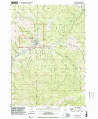 IDAHO CITY, ID HISTORICAL MAP GEOPDF 7.5
