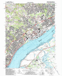 MARCUS HOOK, PA-DE-NJ HISTORICAL MAP GEO