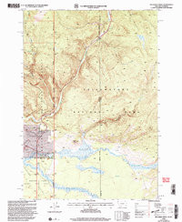 RICHARDS CREEK, MT-WY HISTORICAL MAP GEO