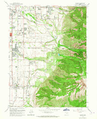 DRAPER, UT HISTORICAL MAP GEOPDF 7.5X7.5