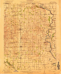 BIRDS, IL-IN HISTORICAL MAP GEOPDF 15X15