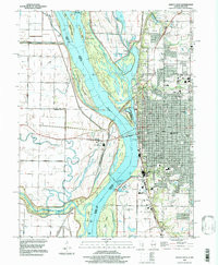 QUINCY WEST, IL-MO HISTORICAL MAP GEOPDF