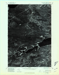 MILLINOCKET LAKE WEST, ME HISTORICAL MAP