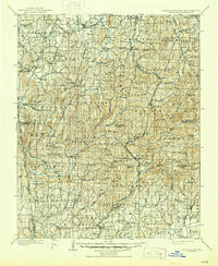WINSLOW, AR-OK HISTORICAL MAP GEOPDF 30X