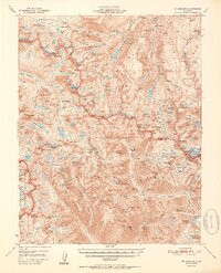 MOUNT GODDARD, CA HISTORICAL MAP GEOPDF