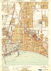 LONG BEACH, CA HISTORICAL MAP GEOPDF 7.5
