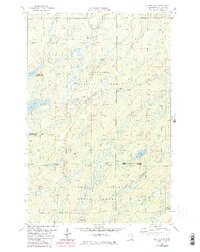 HARRIS LAKE, MN HISTORICAL MAP GEOPDF 7.