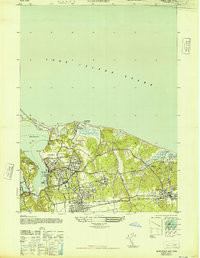 NORTHPORT, NY HISTORICAL MAP GEOPDF 7.5X