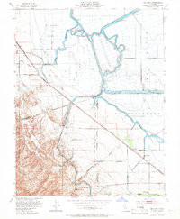 CLIFTON COURT FOREBAY, CA HISTORICAL MAP