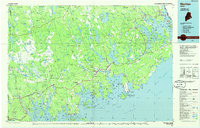 MACHIAS, ME HISTORICAL MAP GEOPDF 30X60