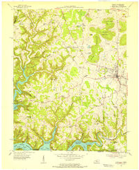 ALBANY, KY-TN HISTORICAL MAP GEOPDF 7.5X