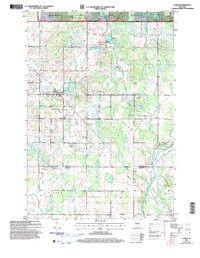 LUBLIN, WI HISTORICAL MAP GEOPDF 7.5X7.5