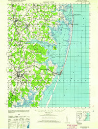 OCEAN CITY, MD-DE HISTORICAL MAP GEOPDF