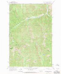 SILVER BUTTE PASS, MT HISTORICAL MAP GEO