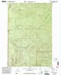 GUMBOOT MOUNTAIN, WA HISTORICAL MAP GEOP