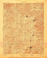 FAYETTEVILLE, AR-MO HISTORICAL MAP GEOPD