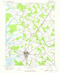 EASTON, MD HISTORICAL MAP GEOPDF 7.5X7.5