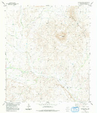 SANTIAGO PEAK, TX HISTORICAL MAP GEOPDF