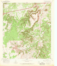 BEAR MOUNTAIN, TX HISTORICAL MAP GEOPDF