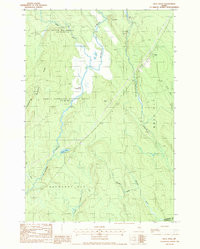 REED POND, ME HISTORICAL MAP GEOPDF 7.5X